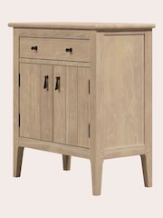 Laura Ashley Washed Oak Calford 2 Door 1 Drawer Cabinet - Image 3 of 6