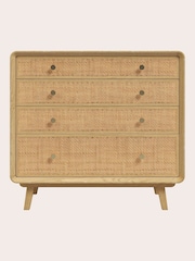 Laura Ashley Natural Millen 4 Drawer Chest of Drawers - Image 2 of 4