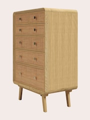 Laura Ashley Natural 1 Millen 6 Drawer Chest of Drawers - Image 3 of 4