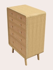 Laura Ashley Natural 1 Millen 6 Drawer Chest of Drawers - Image 4 of 4