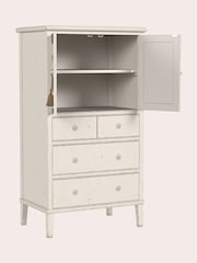 Laura Ashley Antique White Annaside 2 Door 4 Drawer Cabinet - Image 6 of 6