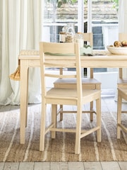 Laura Ashley Washed Oak Calford Pair Of Dining Chairs - Image 1 of 5