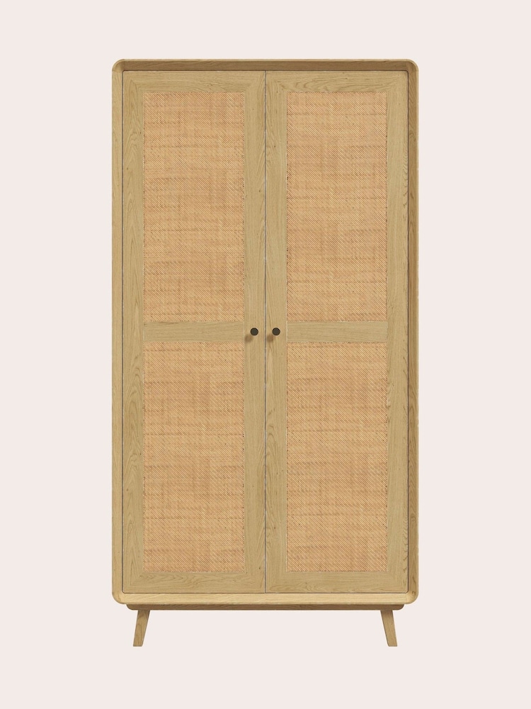 Laura Ashley Natural Millen Double Wardrobe - Image 2 of 5