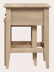 Laura Ashley Washed Oak Calford 1 Drawer Nest Of Tables - Image 4 of 5