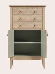 Laura Ashley Washed Oak Calford 2 Door 3 Drawer Cabinet - Image 6 of 6