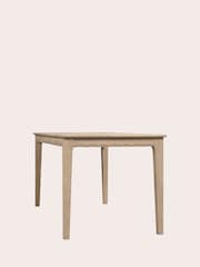 Laura Ashley Washed Oak Calford 4-6 Seater Fixed Dining Table - Image 4 of 5