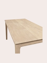 Laura Ashley Washed Oak Calford 4-6 Seater Fixed Dining Table - Image 5 of 5
