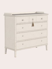 Laura Ashley Antique White Annaside 3+3 Drawer Chest - Image 3 of 4