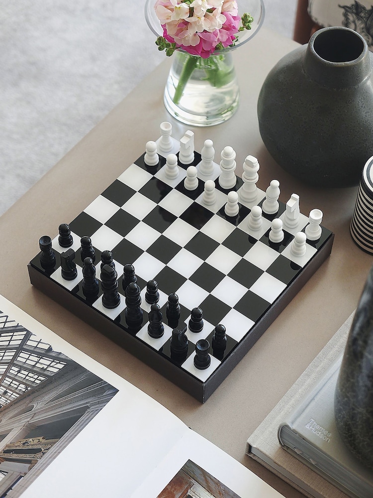 Buy PRINTWORKS Black Classic Art of Chess Board Game from the Next UK ...