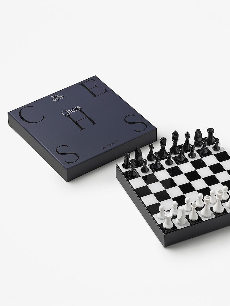 Buy PRINTWORKS Black Classic Art of Chess Board Game from the Next UK ...