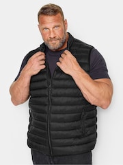 BadRhino Big & Tall Black Puffer Gilet - Image 2 of 5