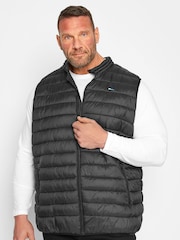 BadRhino Big & Tall Black Puffer Gilet - Image 3 of 5