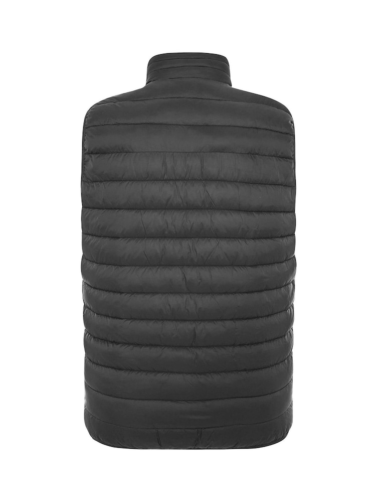BadRhino Big & Tall Black Puffer Gilet - Image 5 of 5