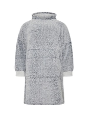 BadRhino Big & Tall Grey Snuggle Hoodie - Image 3 of 4