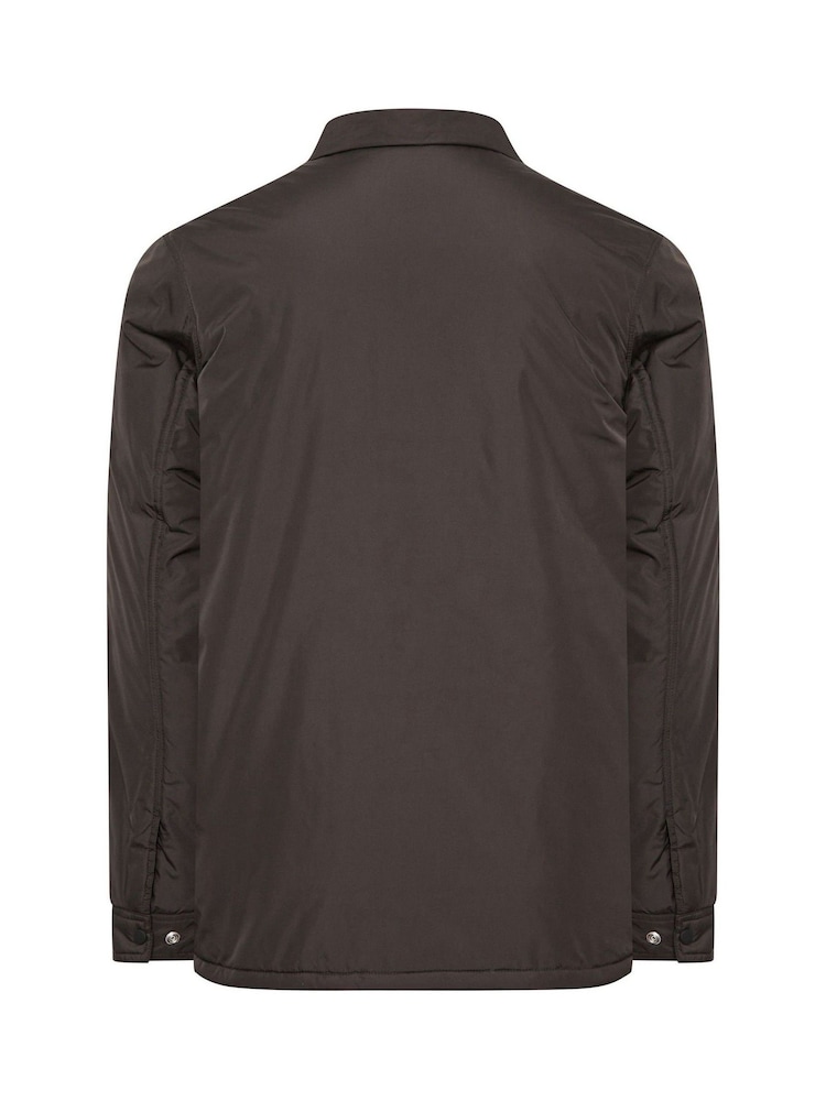 BadRhino Big & Tall Black Button Up Jacket - Image 4 of 4 BadRhino Big & Tall Black Button Up Jacket - Image 4 of 4