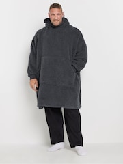 BadRhino Big & Tall Grey Snuggle Hoodie - Image 1 of 3