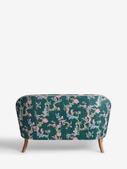 Cath Kidston Birds and Berries Bottle Green Rodeo Small 2 Seater Sofa - Image 7 of 8