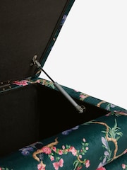 Cath Kidston Birds and Berries Bottle Green Mallow Storage Ottoman - Image 8 of 9
