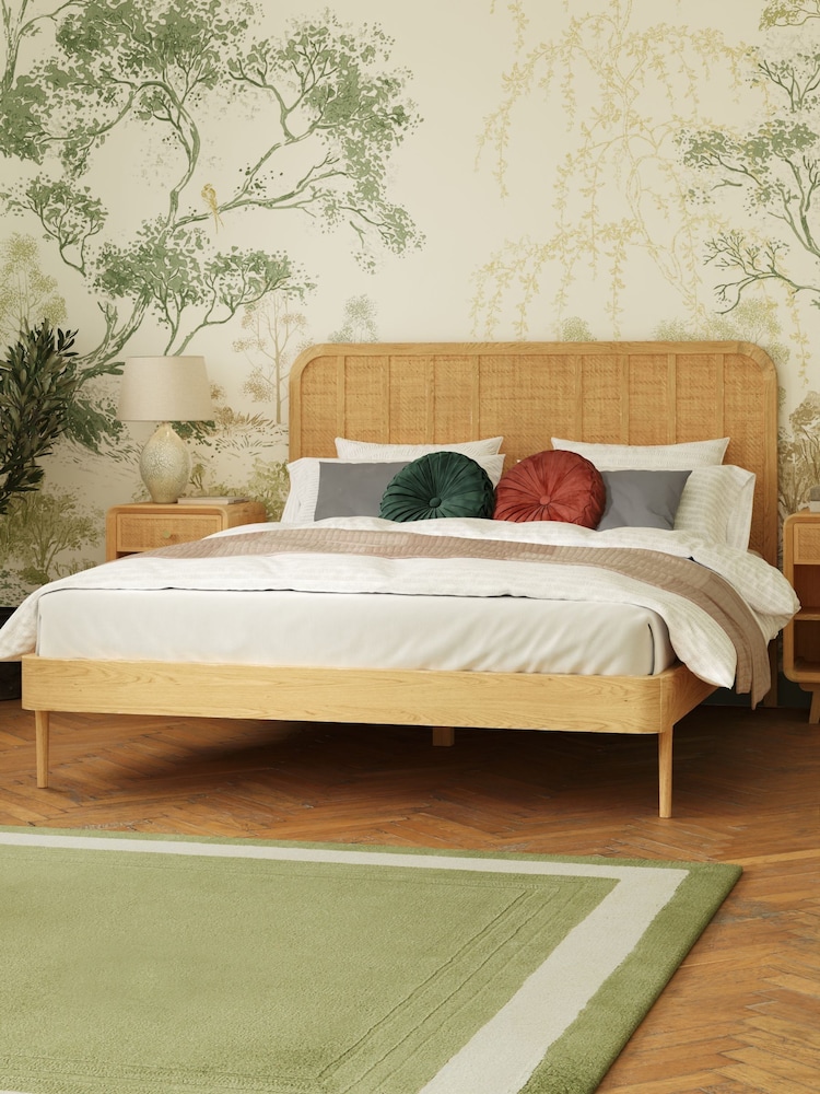 Laura Ashley Oak Millen Bed Frame - Image 1 of 4