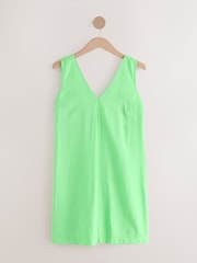 Green V-Neck Midi Dress - Image 1 of 1