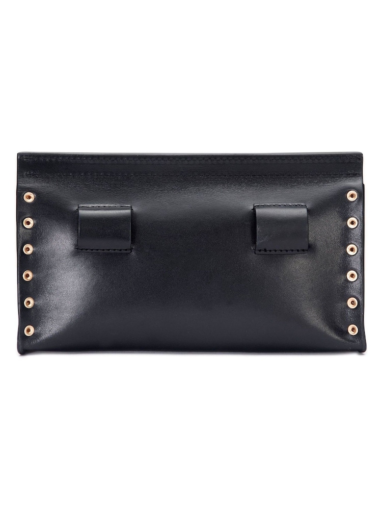 AllSaints Black 20Mm Studded Belt Bag - Image 2 of 6