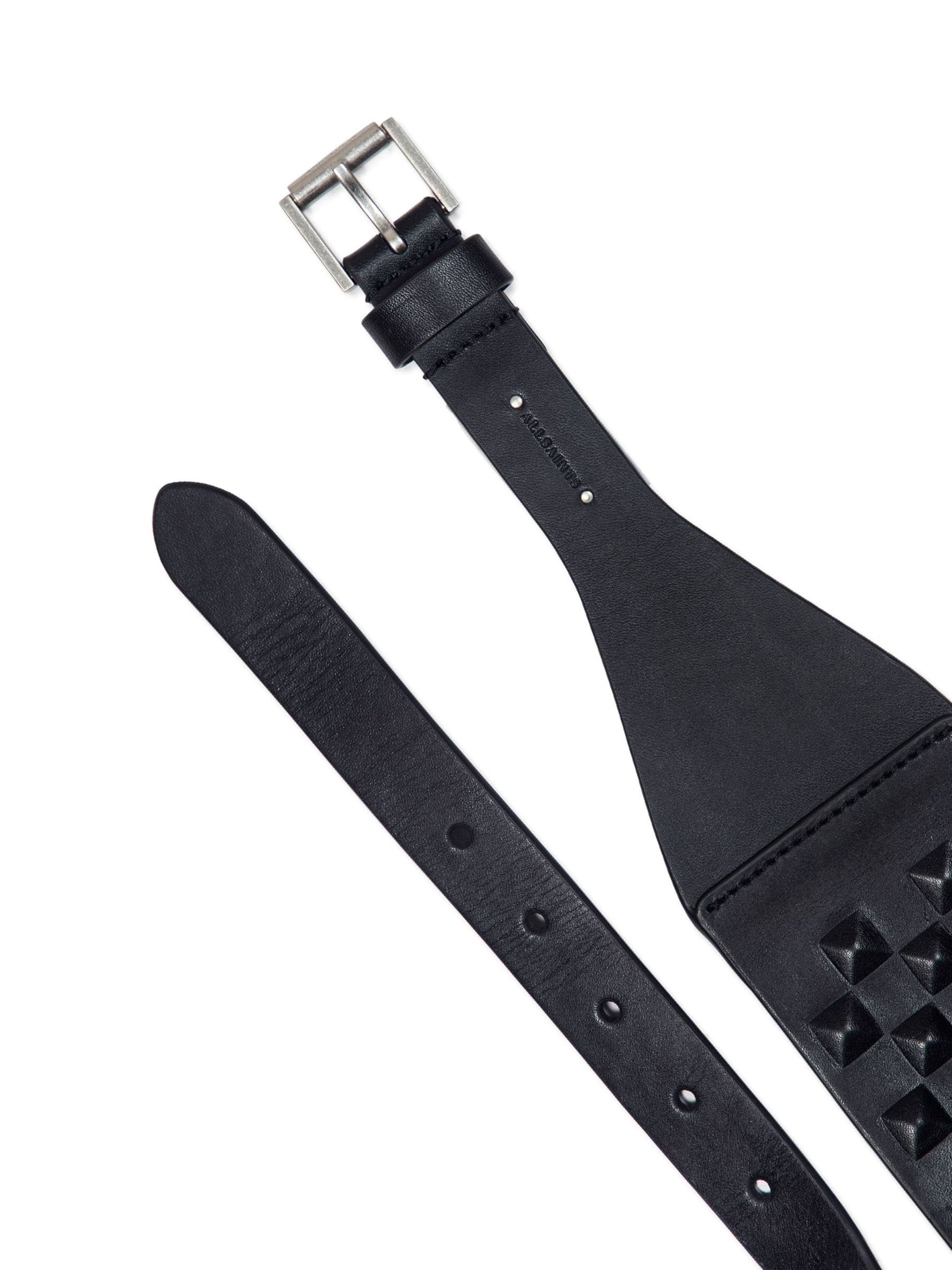 Buy AllSaints Black 25-75Mm Tapered Injected Pyramid Stud Buy AllSaints Black 25-75Mm Tapered Injected Pyramid Stud