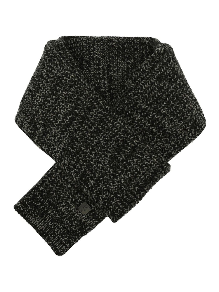 AllSaints Black Marled Knit Scarf - Image 2 of 4