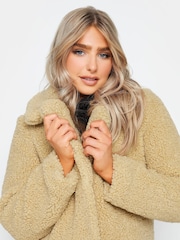M&Co Natural Borg Coat - Image 4 of 4