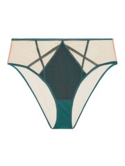 Yours Curve Blue Ramona Strap High Waist Briefs - Image 2 of 2