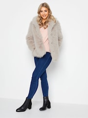 M&Co Natural Faux Fur Jacket - Image 2 of 4
