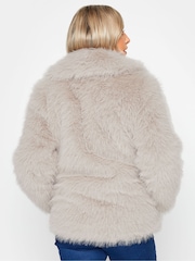 M&Co Natural Faux Fur Jacket - Image 3 of 4