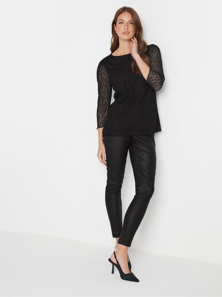M&Co 3/4 Sleeve Lace Top - Imagen 2 de 5 M&Co 3/4 Sleeve Lace Top - Imagen 2 de 5