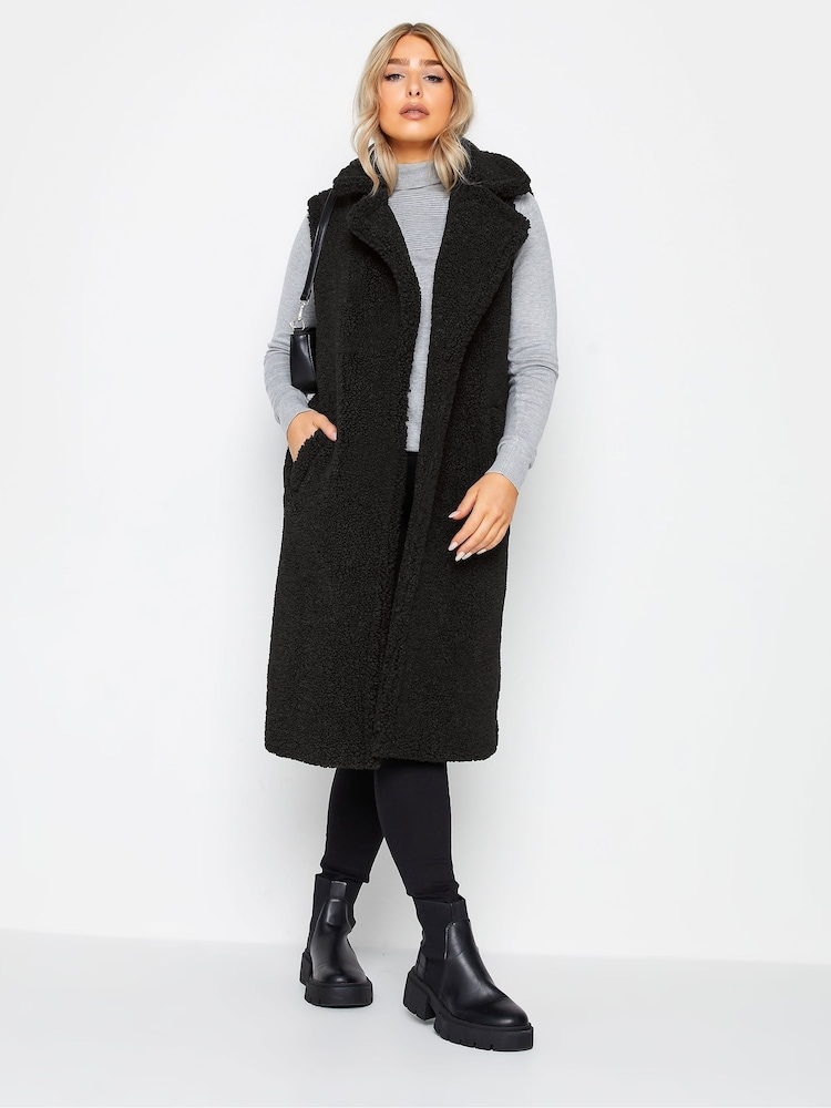M&Co Black Borg Longline Gilet - Image 1 of 4
