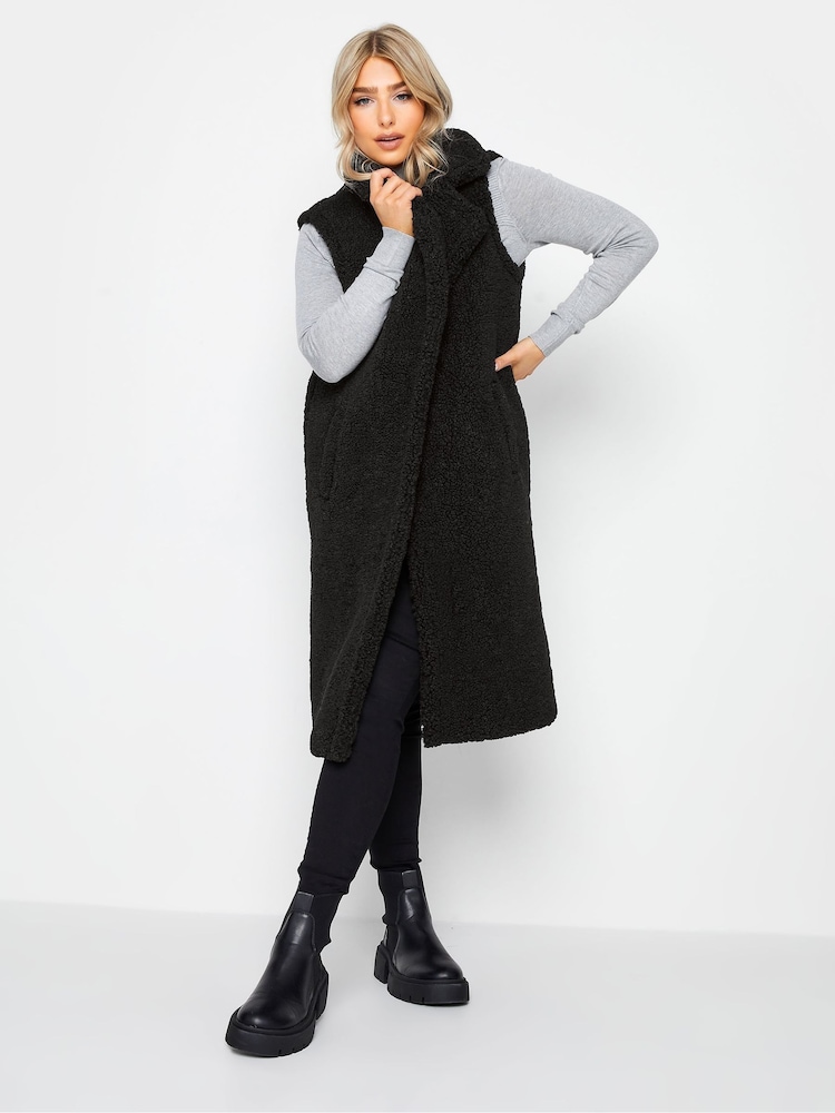 M&Co Black Borg Longline Gilet - Image 2 of 4