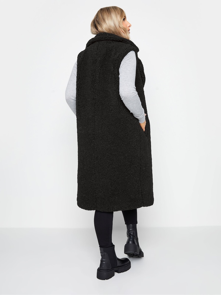 M&Co Black Borg Longline Gilet - Image 3 of 4