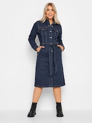 M&Co Blue Denim Shirt Dress - Image 2 of 8