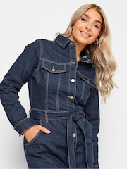 M&Co Blue Denim Shirt Dress - Image 4 of 8