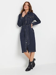 M&Co Blue Denim Shirt Dress - Image 5 of 8