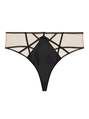 Yours Curve Black Ramona Strap High Waist Thong - Image 5 of 6