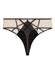 Yours Curve Black Ramona Strap High Waist Thong - Image 6 of 6