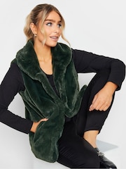 M&Co Green Faux Fur Gilet - Image 5 of 5