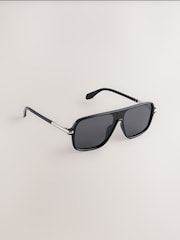Black Wrap Sunglasses - Image 3 of 5