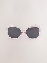 Grey Bling Wrap Sunglasses - Image 5 of 7