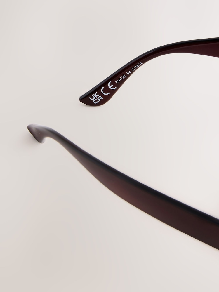 Bronze/Pink Square Cat Eye Sunglasses - Image 4 of 4