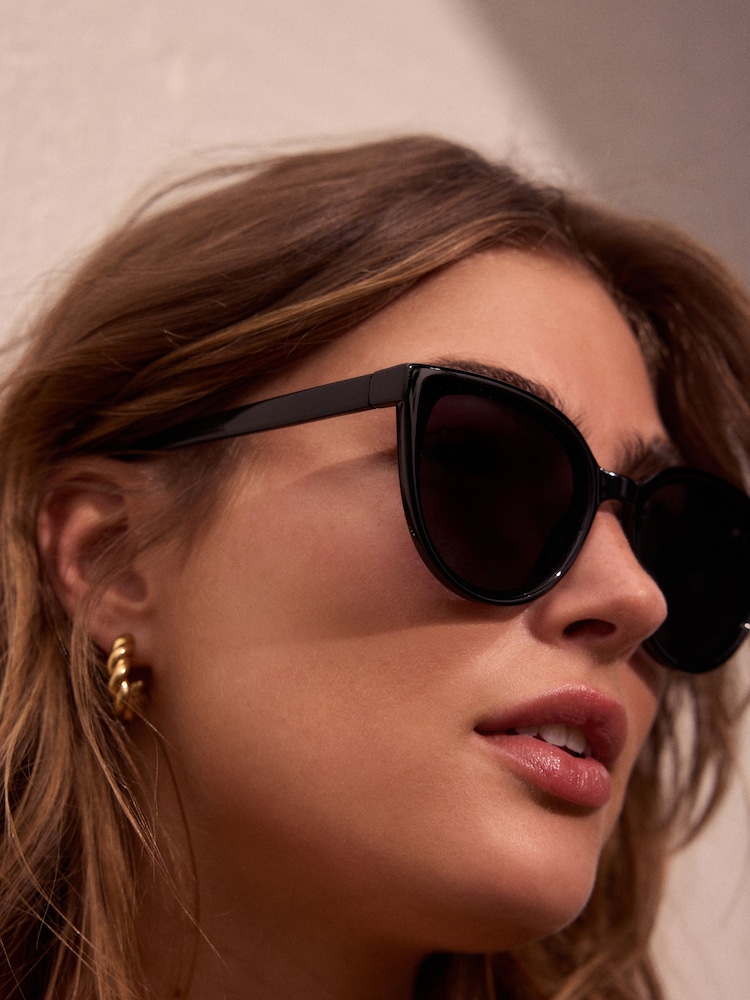 Black Cat Eye Sunglasses - Image 3 of 3