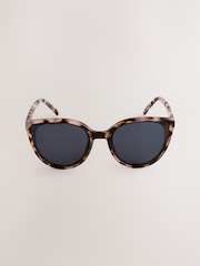 Tortoiseshell Brown Cat Eye Sunglasses - Image 4 of 5