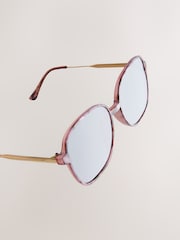 Tortoiseshell Brown Square Frame Sunglasses - Image 5 of 5