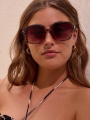 Snake Chain Wrap Sunglasses - Image 2 of 7