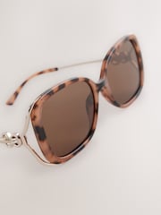 Marrón carey - Gafas de sol cuadradas - Imagen 6 de 6