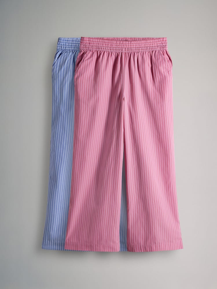 The Set lot de 2 pantalons en popeline à enfiler - Image 2 of 10